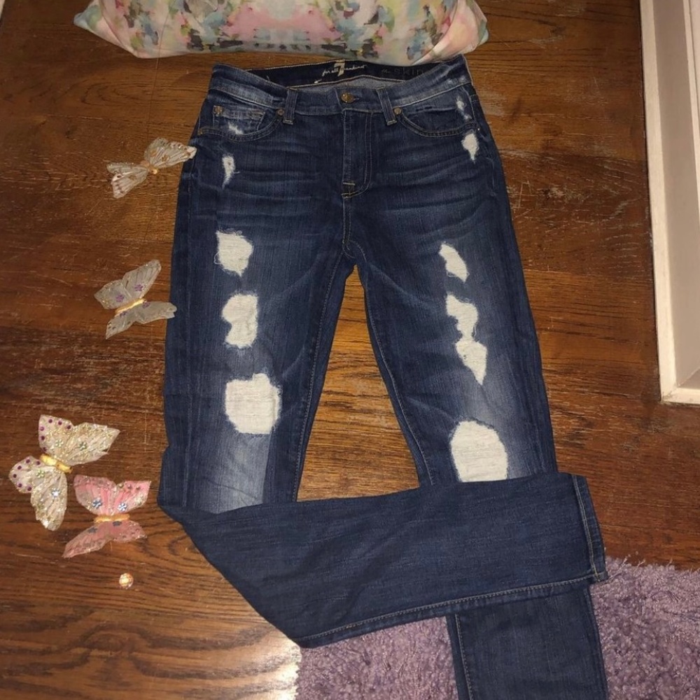7 for all mankind skinny jeans